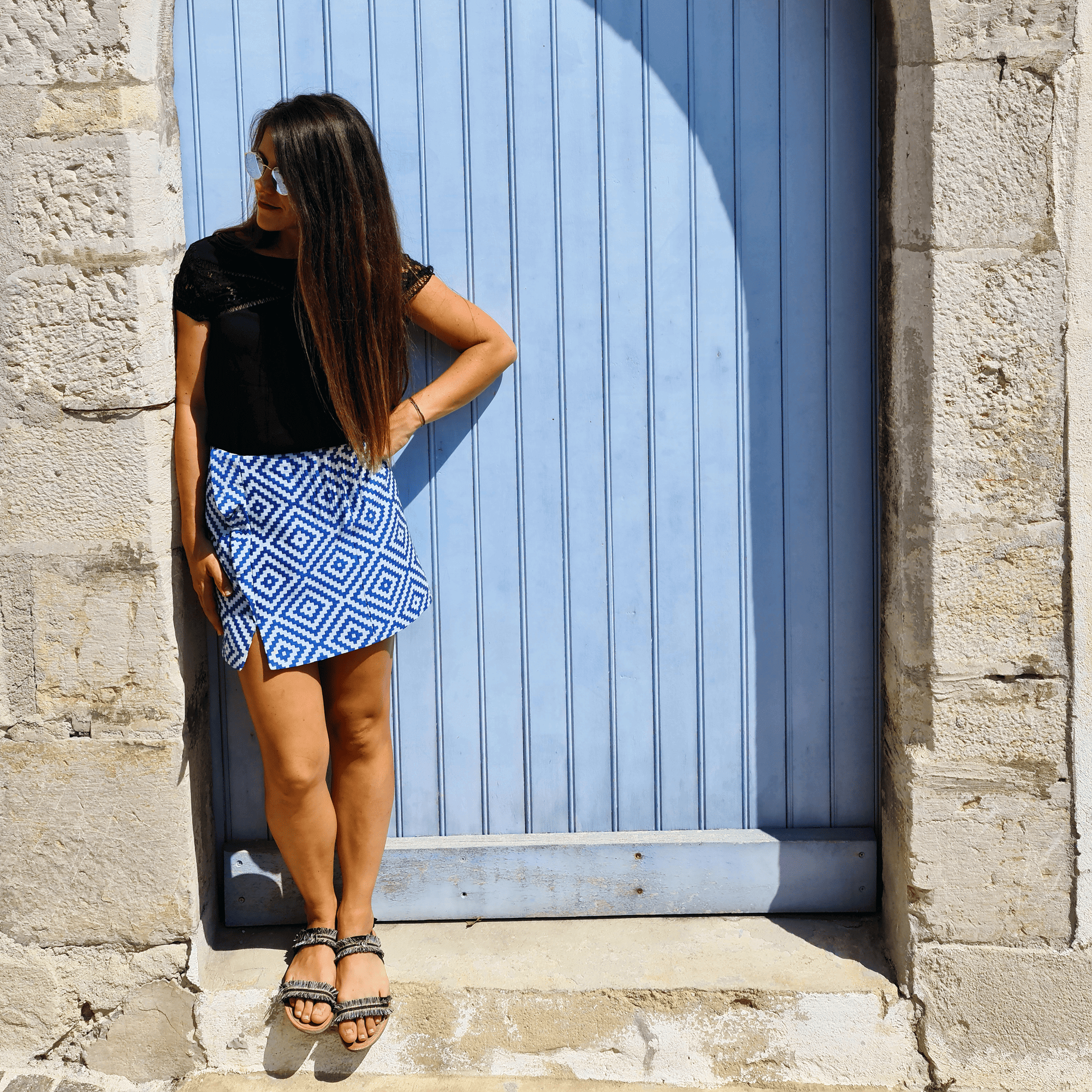 Arbanaise fendue et fronces
