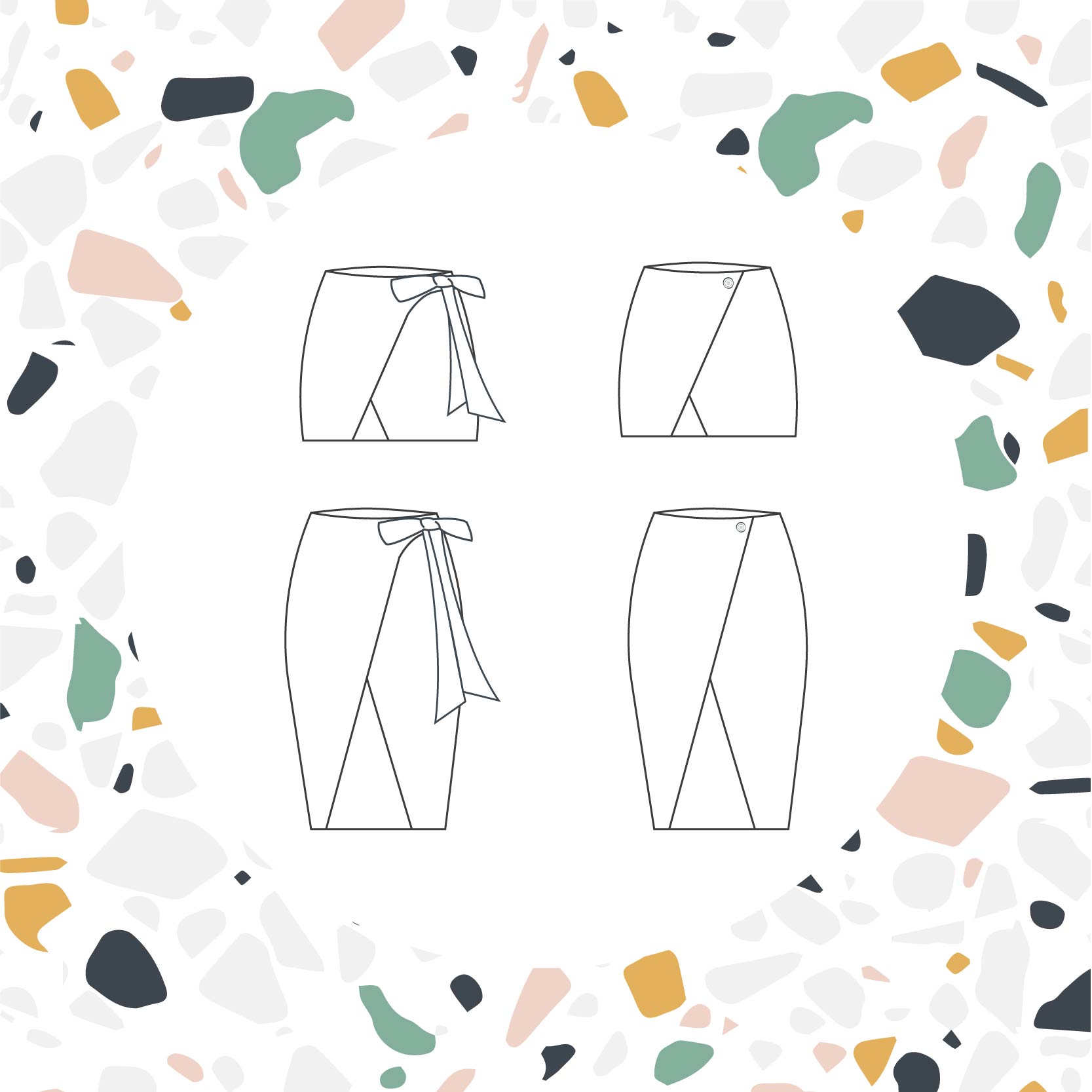 Variations de la jupe Calypso
