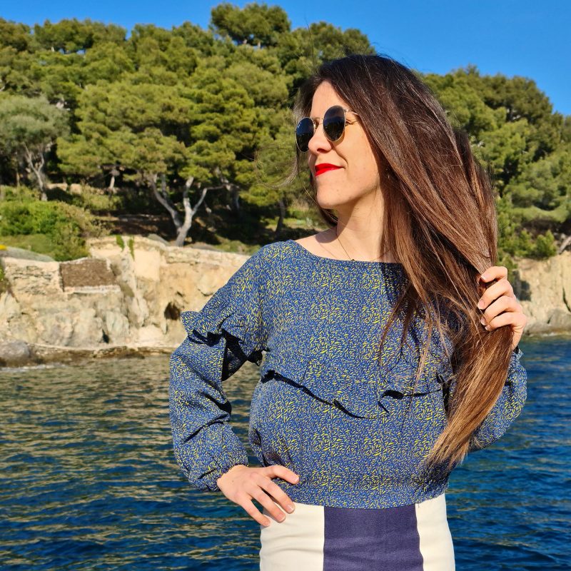 Pull Embrun froufrou