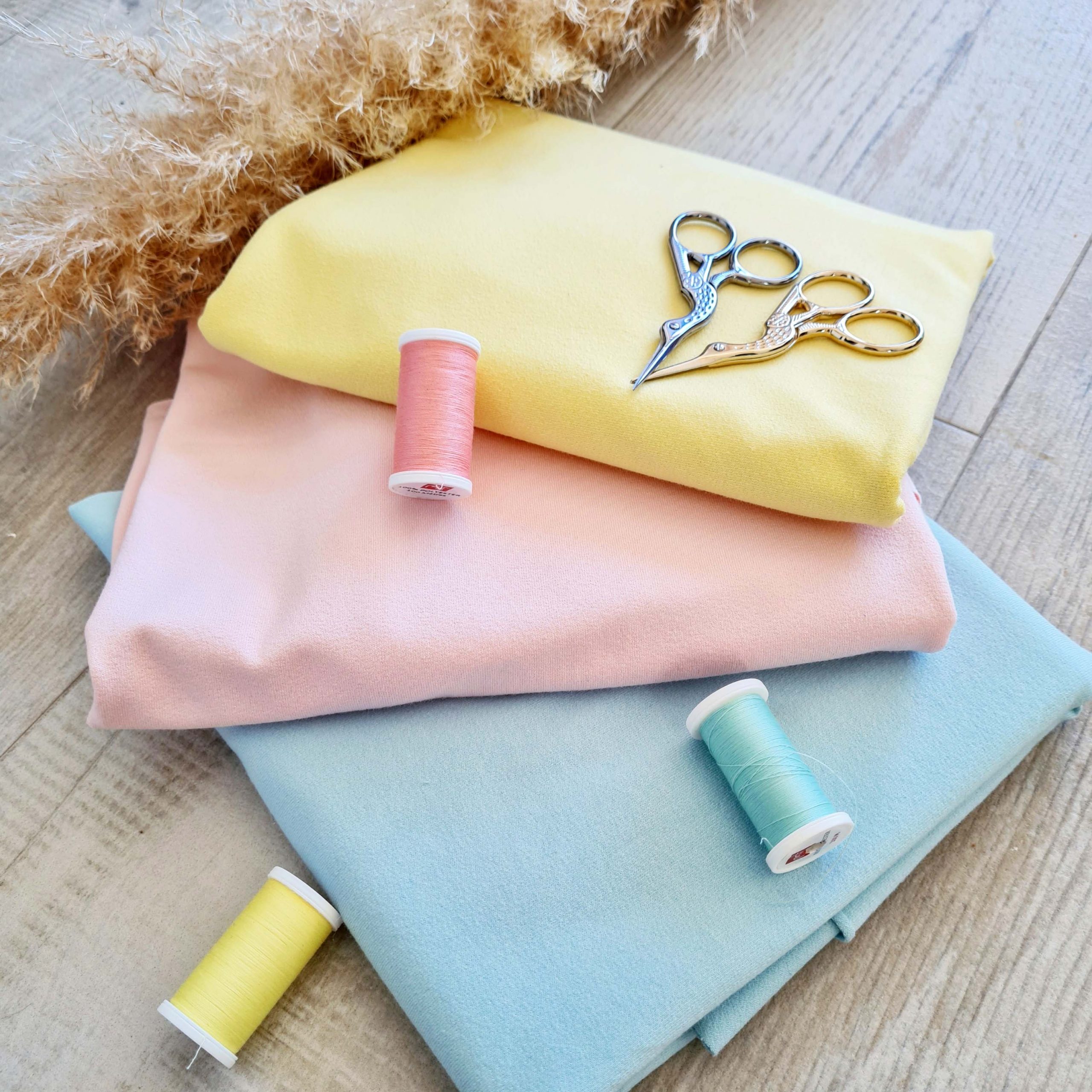 Tissus pastels