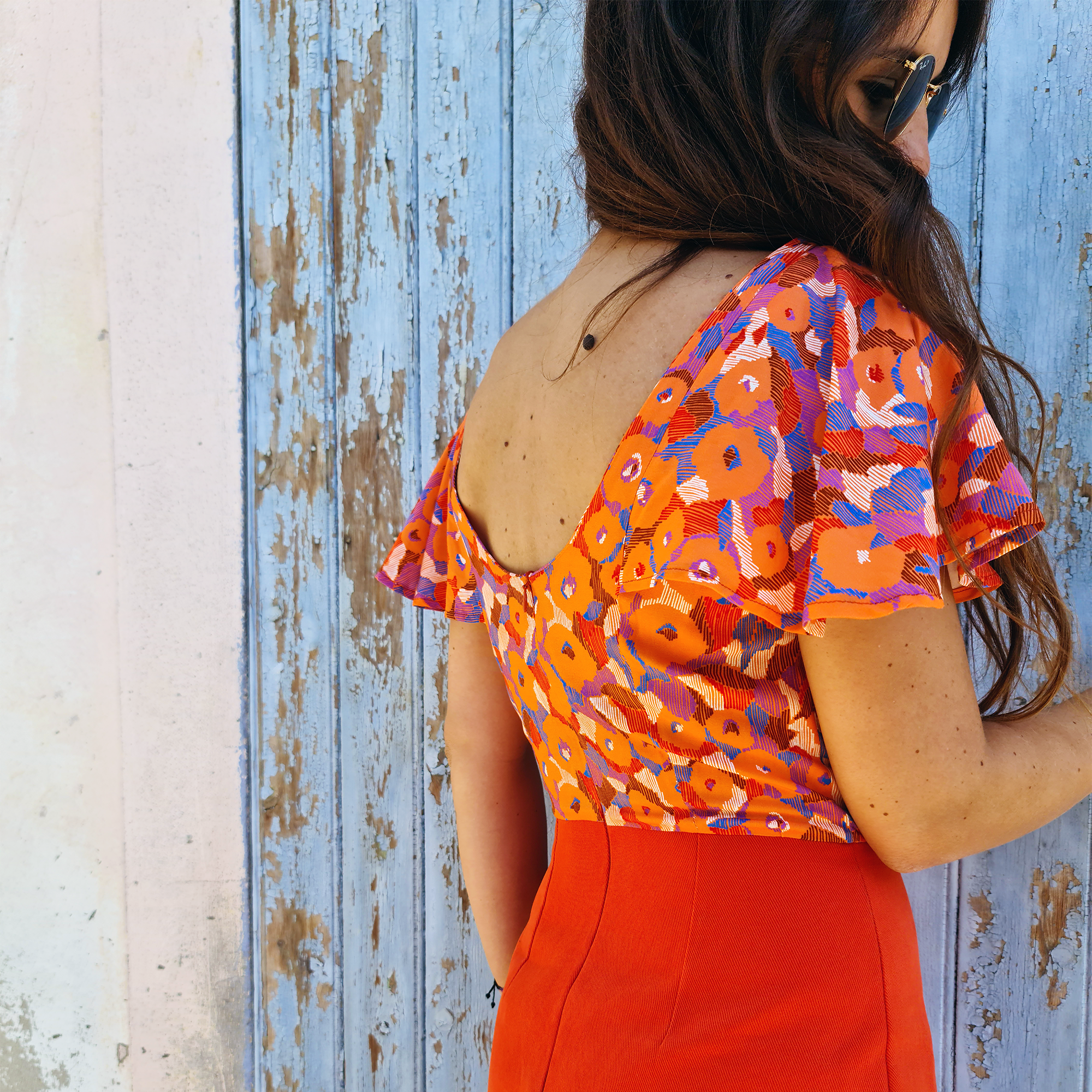 Robe Lucie décolleté dos