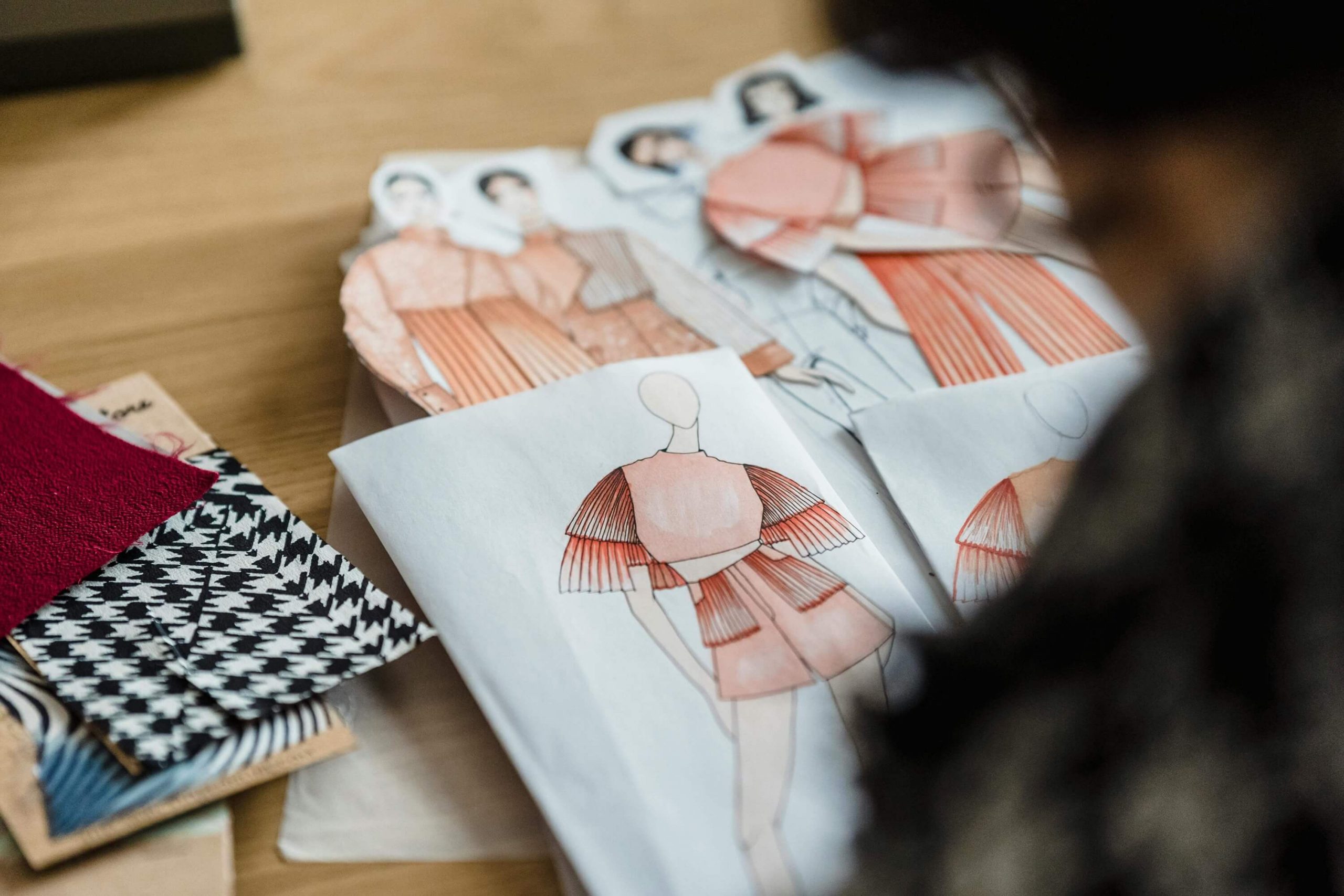 Croquis création patron de couture